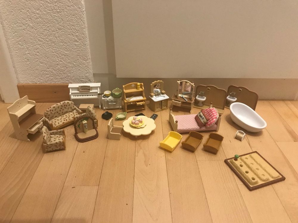 Sylvanian Families Ahornkatze Miranda - Ca. 8cm Große Figur Für Puppenhäuser