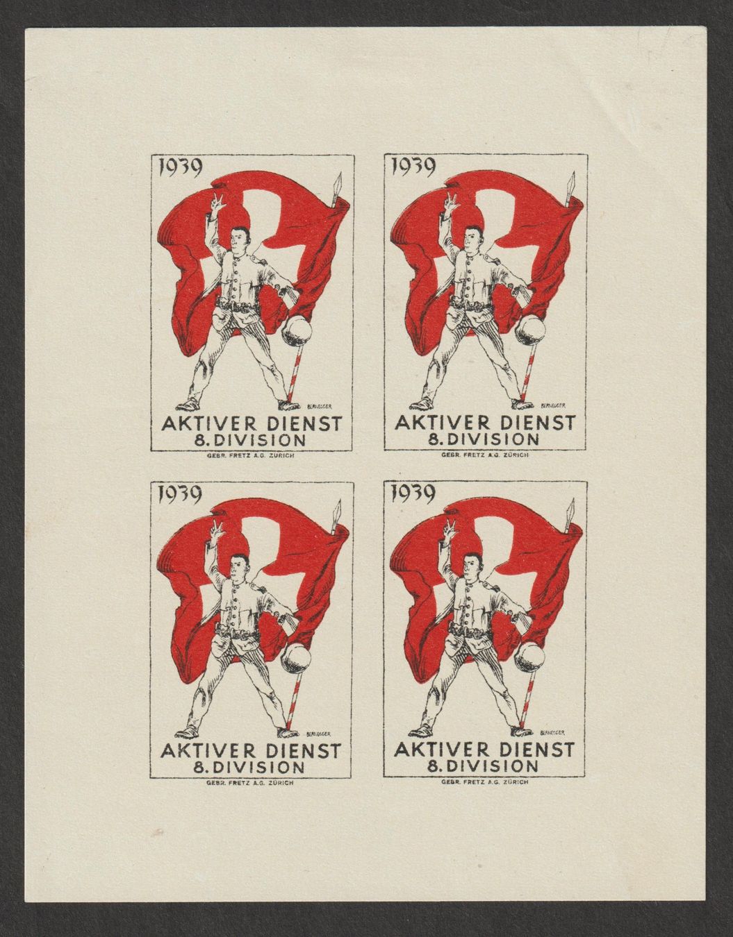 Alle Briefmarken: Kommandostäbe Nr. 80/4 * – Gebraucht aus Siebnen von Fstaehli