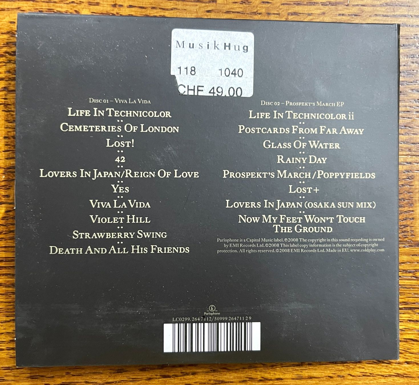 CD: Viva la Vida CD – Usato da Oftringen venduto da Vucki 1