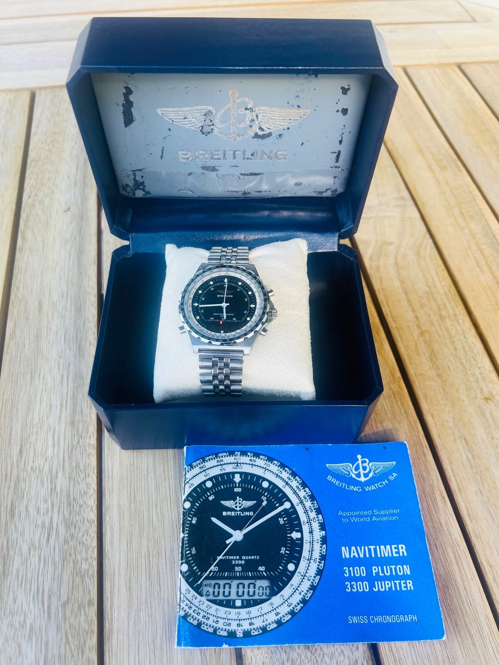 Breitling Uhren: Breitling Navi Timer Jupiter 3300 Armbanduhr – Gebraucht aus weggis von Minusio12 1