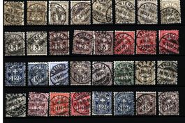 Zifferzeichnung 1 Steckkarte meist tolle Vollstempel (AL965)