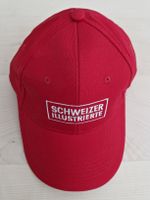 Baseball Cap Schweizer Illustrierte rot verstellbar neu