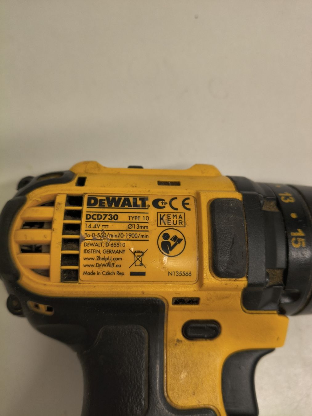 Dewalt Trapani: Ungetestet DeWalt 14.4v Bare Tool Drill – Usato da Zürich venduto da TrainLine 3