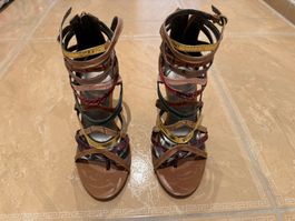 San Marina NWT schicke High Heels Sandalen, 37 NP 52 Fr