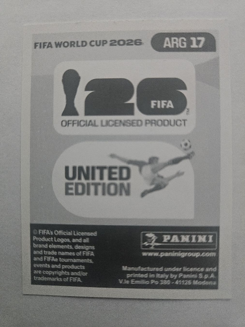Panini Cartes à collectionner: ARG 17 – Neuf (Voir description) à Würenlingen par Dinli 1