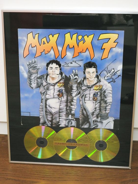 Max Mix Inhouse Award von 1988 für 3fach Gold (Unikat) (Gebraucht) in ...