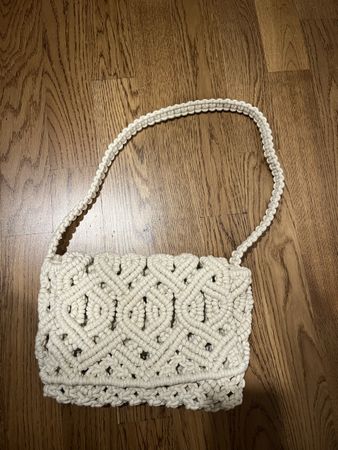 Häkeltasche Zara beige