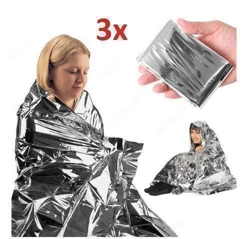 Coperte: Rettungsdecke 3 Stück Notfalldecke – Nuovo e nell'imballaggio originale da Gurmels venduto da Swisspod