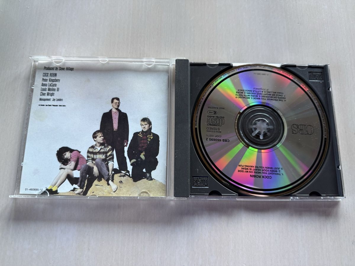 CD: Cock Robin CD  Album von 1985 – Usato da Oberried Brienz venduto da Chyara 2