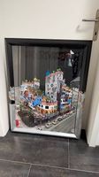 Hundertwasser Bild gross mit bemaltem unikat Rahmen 71x91 cm