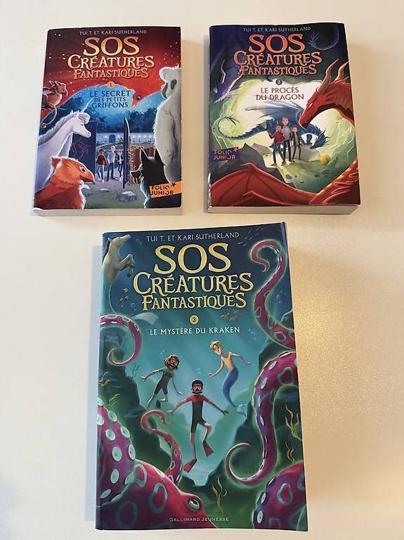 Libri: SOS Créatures Fantastiques  3 tomes – Usato da Bernex venduto da dedonno99