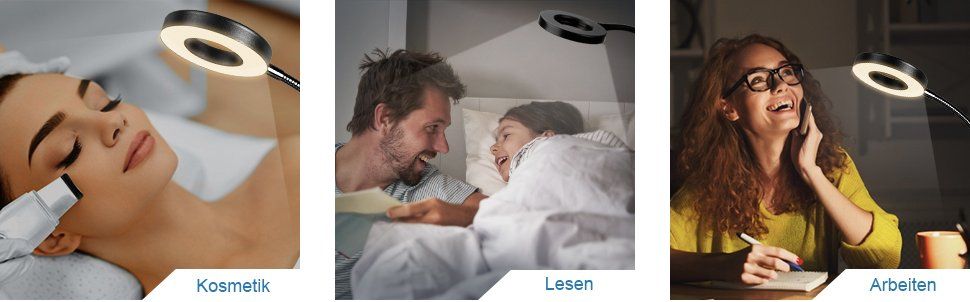 Sonstiges zu Optik: 48LED USB Leselampe mit Klemme 360° – Neu und originalverpackt aus Châtelaine von topshop.switzerland 5