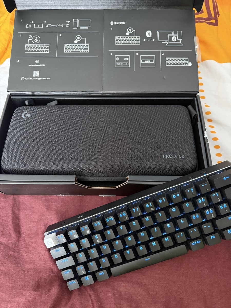 Logitech Tastiere: Logitech Pro X60 Lightspeed Tastatur – Usato da Basel venduto da MrUnkn0wn3000