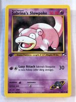 Sabrina's Slowpoke 1st Gym Heoes - NM - ab 1.-
