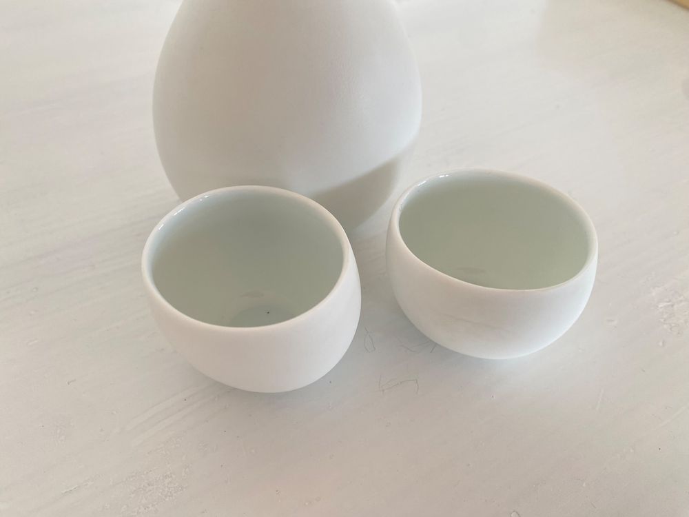 4 Stück Japanische Sake-Gläser | Hitzebeständige Tee-Becher, 7,2x7,2x3,8 Cm – Für Sake, Tee & Kaffee