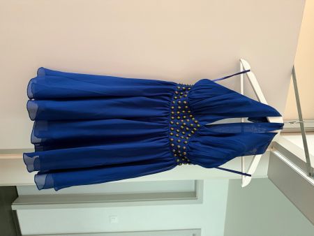 Paprika Cocktailkleid Grösse 6 Königsblau