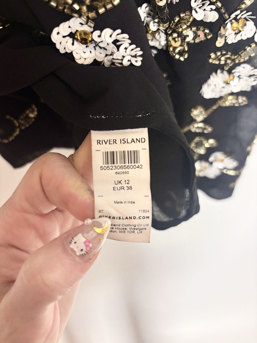 Camicette: vintage unique flower sequin camisole top – Usato da Leissigen venduto da lamooniade 6