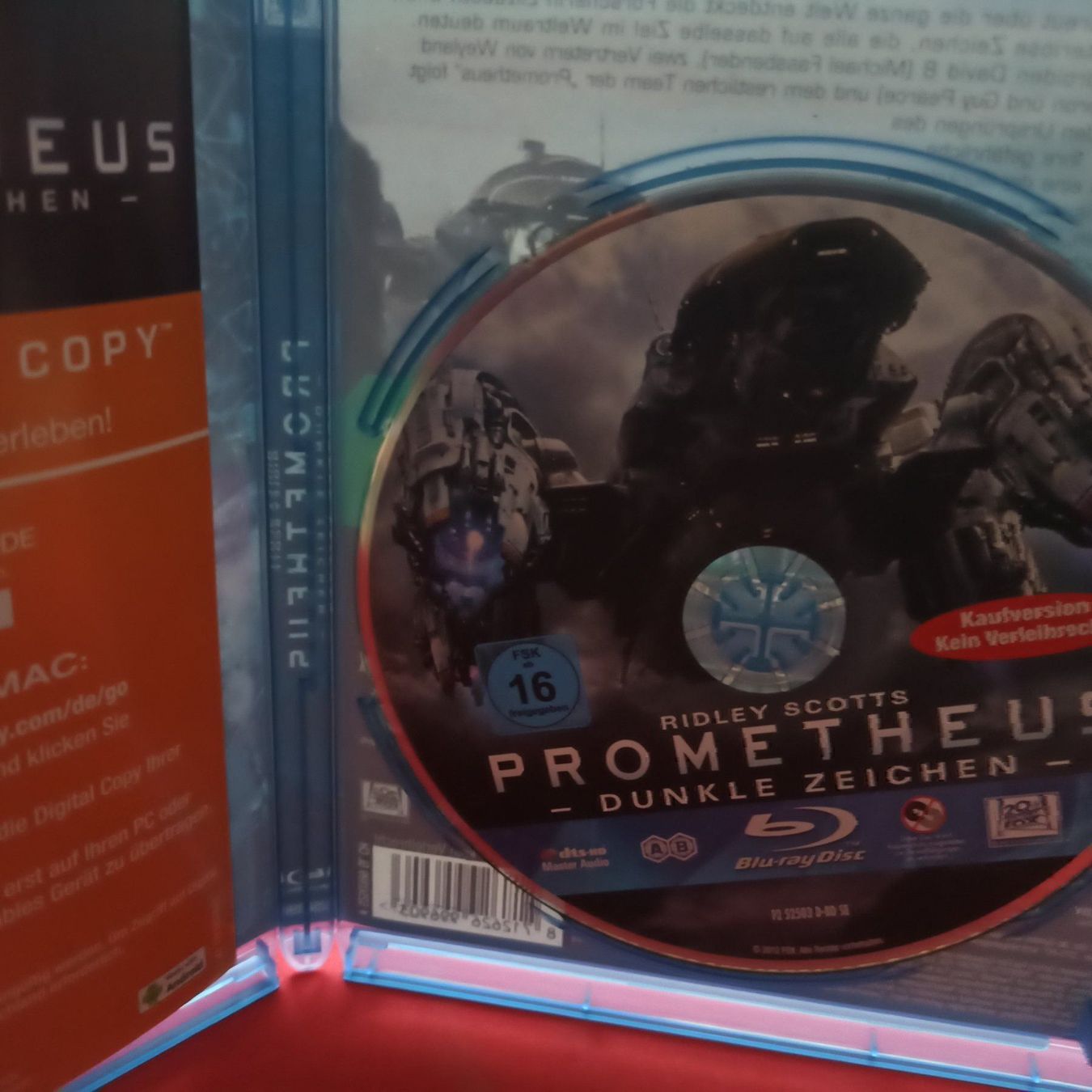 Tutti i DVDs: Prometheus [Blu-ray] – Usato da Dübendorf venduto da kb86_MOVIE 3