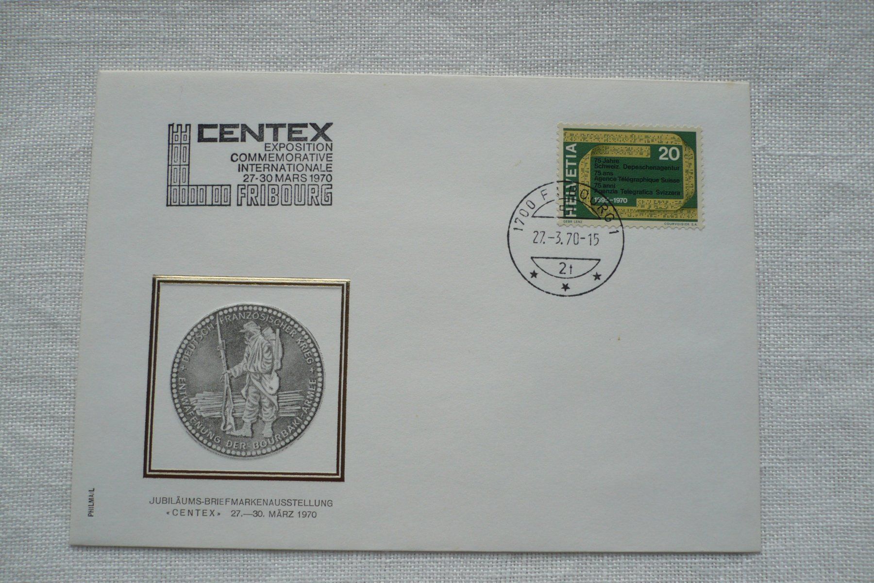 Tous les timbres: 1970 CENTEX, Fribourg – D'occasion à Zürich par saltandpepper008