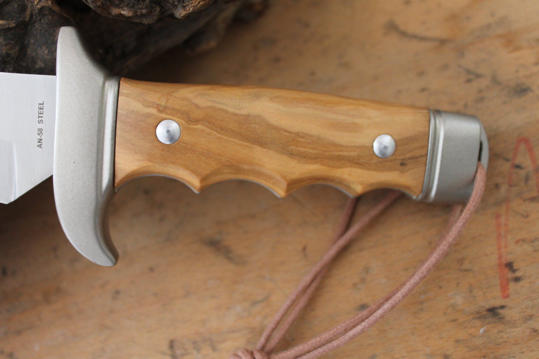 Accessori: Nieto Bowie-Messer - 36cm - Olivenholz – Nuovo (secondo la descrizione) da Lachen SZ venduto da ratata 1