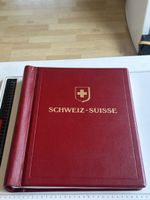 Briefmarken Album Schweiz, Rot, Leere Seiten, Guter Zus(I22)