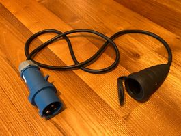 CEE-Adapterleitung 3-polig (Schweiz) - 16A 230V - Camping