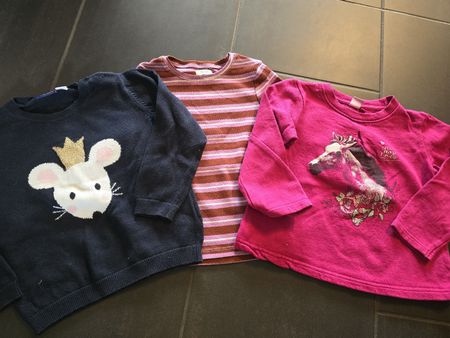 3 Mädchen Pullover gr.86-92