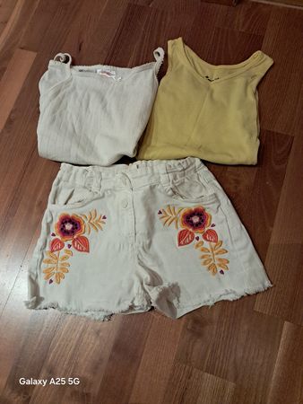 Lot de 3 vêtements d'été pour fille, taille 116