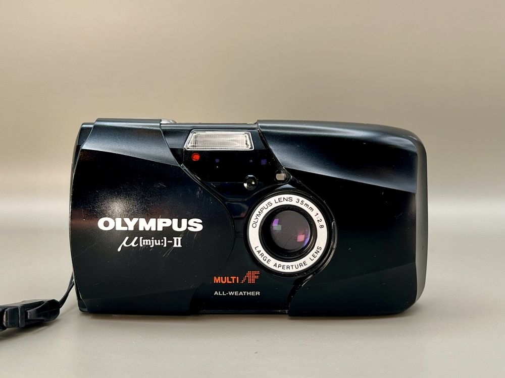 Olympus MJU II / Stylus Epic - 35mm Film Camera, Black (Gebraucht) in ...