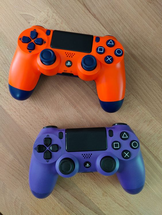 Sony PS4 Controller Electric Purple & Sunset Orange Kaufen auf Ricardo