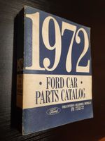 1972 Ford Car Parts Catalog