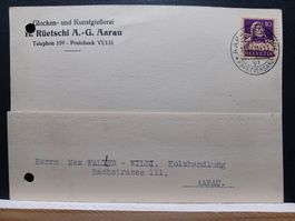 AG, GLOCKEN-UND KUNSTGIESSEREI / H.RÜETSCHI, AARAU, 1931