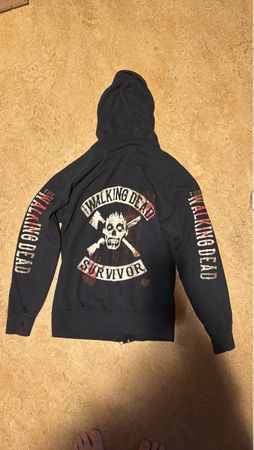 Kapuzenpullover The Walking Dead schwarz gebraucht