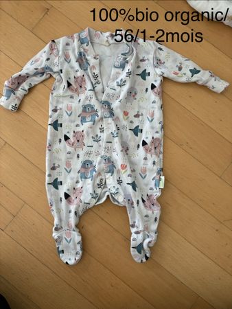 Lot de 8 pyjamas 0-3 mois