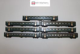 Roco 7x Lötschbergbahn BLS Einheitswagen EW I DC H0 mit OVP