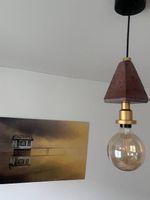 Beton Design Lampe