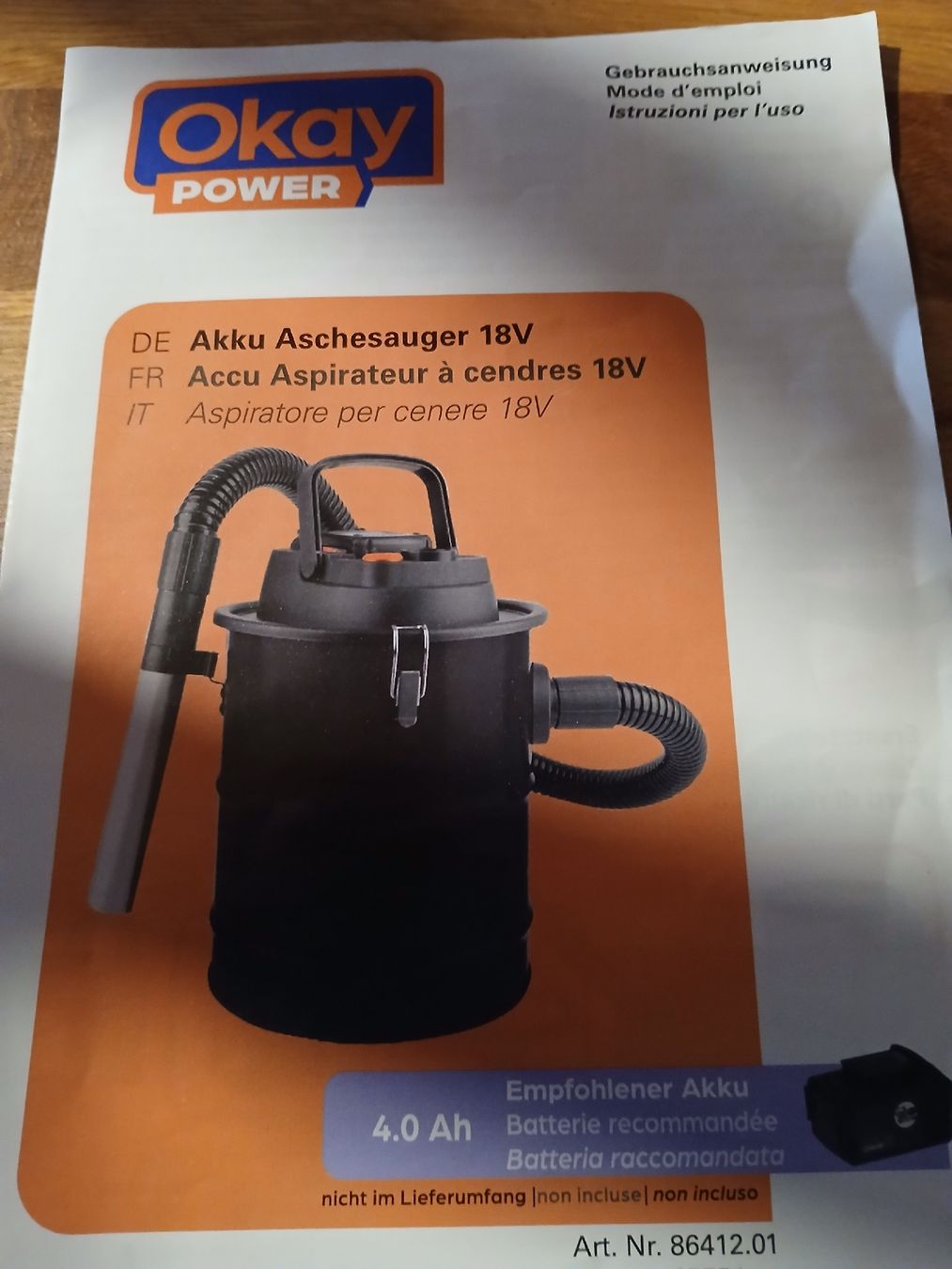 Staubsauger & Zubehör: Aschesauger  – Gebraucht aus Thörigen von JeCeKyr 1