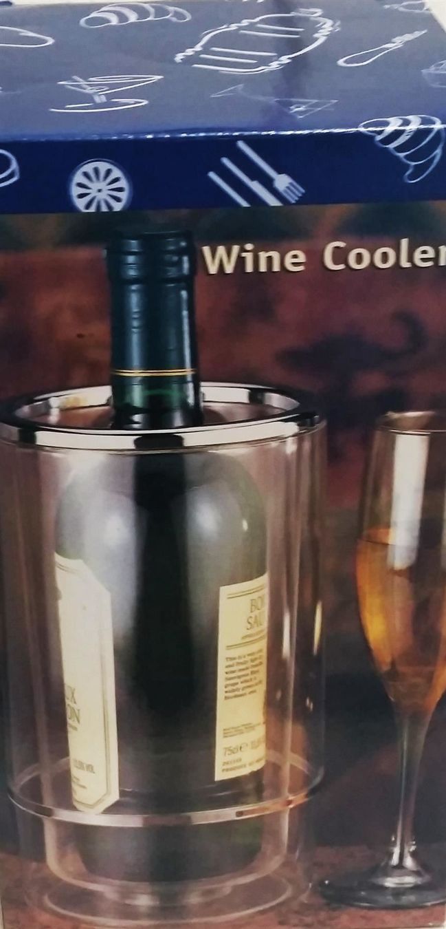 Contenitori & Simili: WEINKÜHLER transparent / 2 Stück – Nuovo e nell'imballaggio originale da Mettendorf TG venduto da Ricardo-Bazar 2