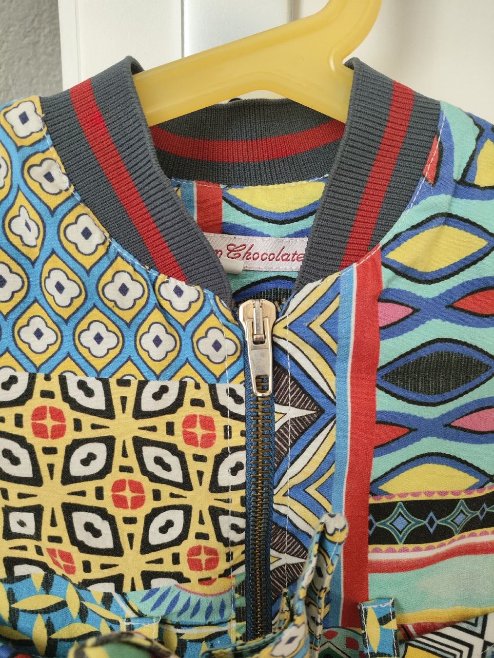 Vestiti & Gonne: Pan con Chocolate Dress Size 2 years Vibrant Patchwork Sprin – Nuovo (secondo la descrizione) da Nyon venduto da noe_jh6c 3