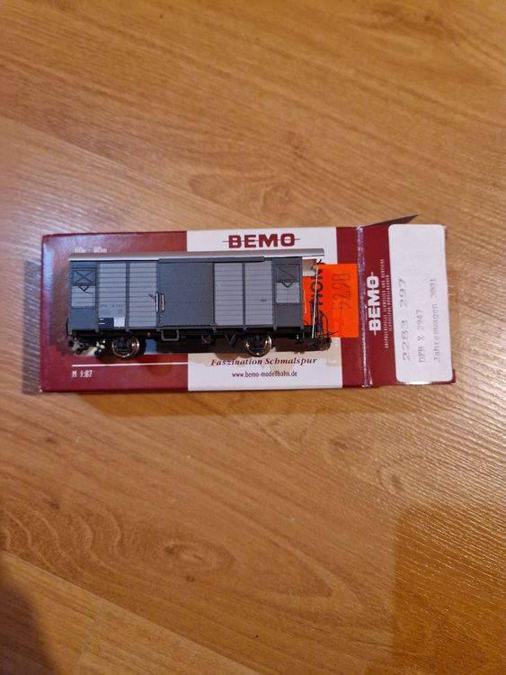 Bemo Modelleisenbahnen: Bemo 2283 297 Jahreswagen 2001 – Gebraucht aus Illhart von Markus203 1