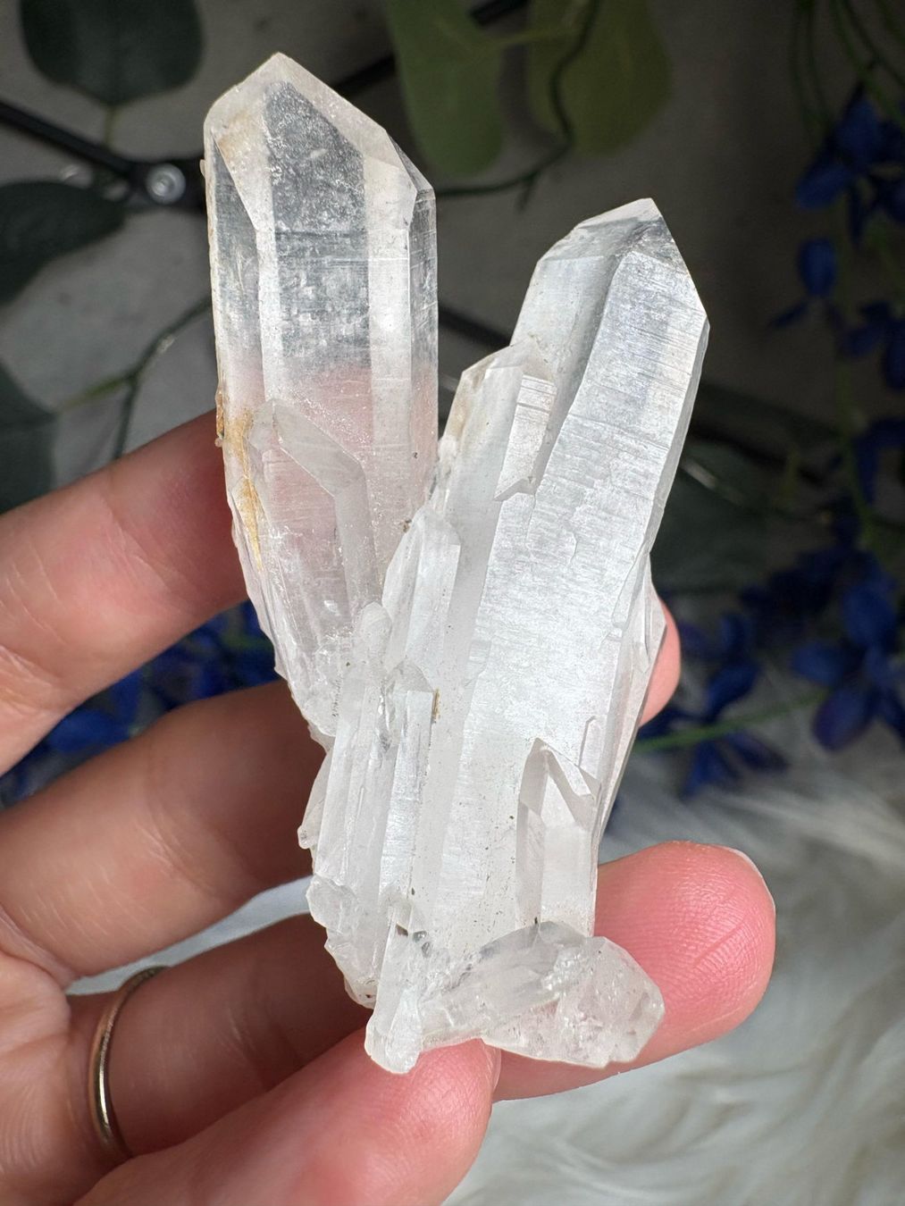 Minerali & Pietre curative: Kolumbianischer Lemurian-Quarz-Cluster – Nuovo (secondo la descrizione) da Neuheim venduto da m.hald 2