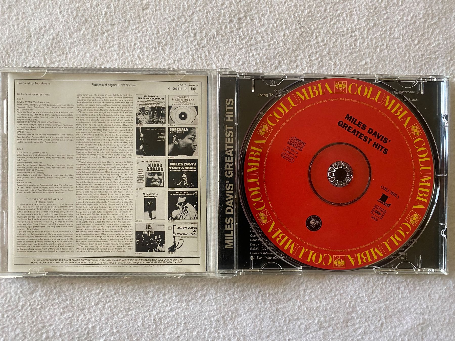 CD: Miles Davis - Greatest Hits – Nuovo (secondo la descrizione) da Duggingen venduto da Kisha010 1
