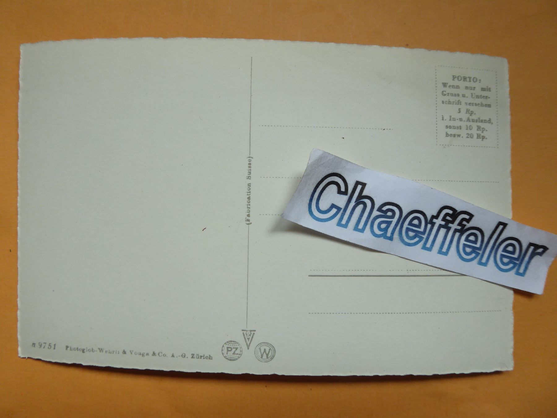 Cartoline postali: Rheinfall mit Schloss Laufen – Nuovo (secondo la descrizione) da Zürich venduto da Chaeffeler 1