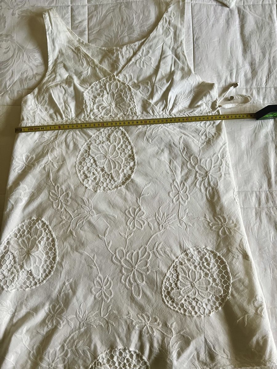 Vestiti: Robe en coton blanche doublée T M-L Neu – Nuovo (secondo la descrizione) da Porrentruy venduto da SYANKA 6