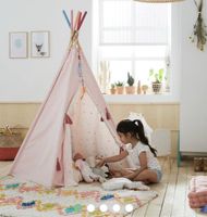 Wunderschönes wendbares Tipi Zelt rosa für Kinderzimmer