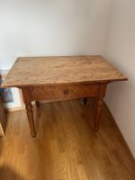 Antiker Kirschholz Tisch mit Schublade Massivholz
