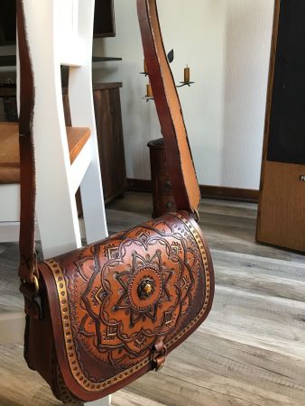Leder Umhängetasche Handtasche