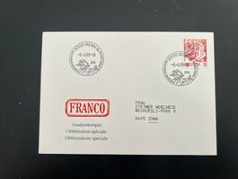 Bern 15 Erstagbrief-Werbe-Stempel  (M946)