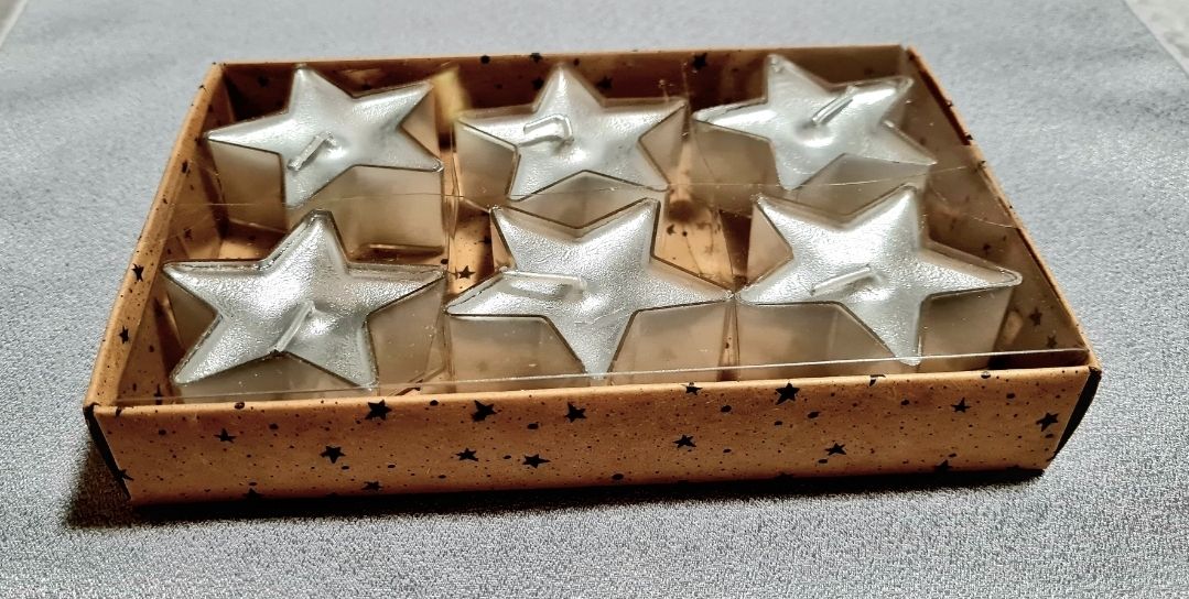 Candele: Sternen - Kerze, Rechaud – Nuovo e nell'imballaggio originale da Liestal venduto da Shelby787