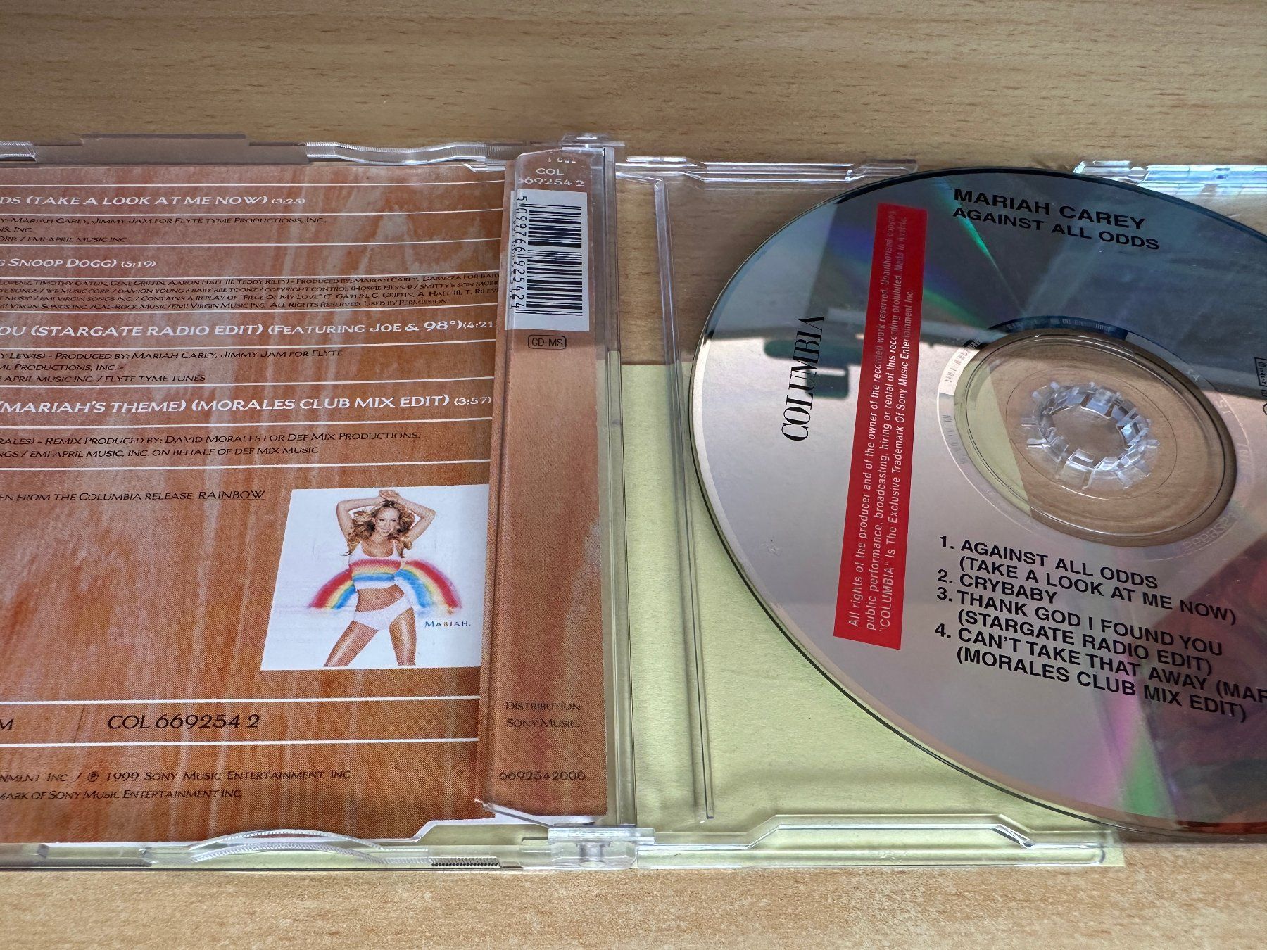 CD: Mariah – Against All Odds - Single CD – Usato da Rikon im Tösstal venduto da Alpenmutz 1